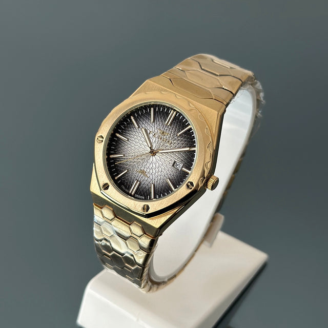 Quartz(Pilli) Ferro Çelik Kordon - Erkek Kol Saati